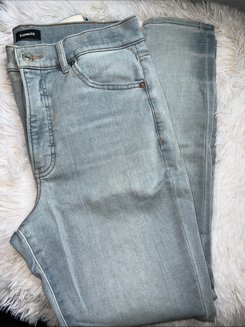Express Light Blue skinny Leg Jeans